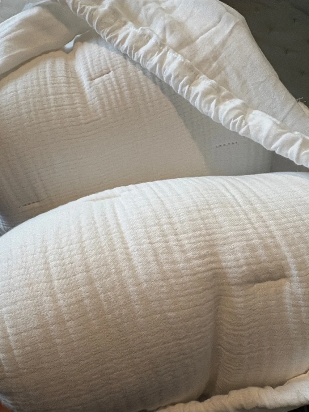 NWT QUINCE Organic Airy Cotton Gauze Dream Quilt White Twin